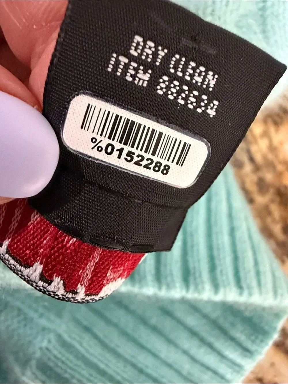 Kirkland Signature 100% Cashmere Cable Knit Crewneck Sweater Aqua Blue S